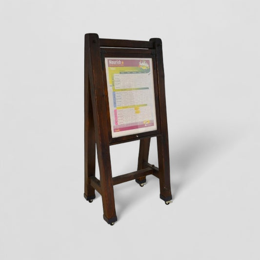 Luxury wood notice board