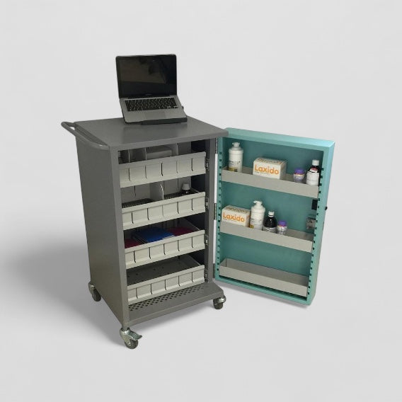 Mobile first aid trolley