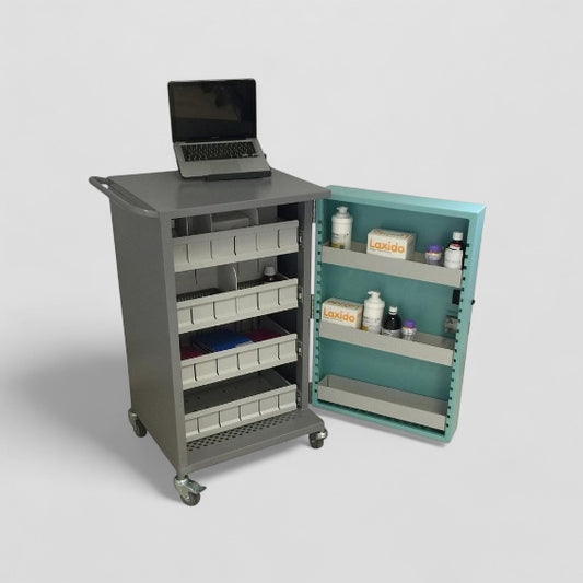 Mobile first aid trolley