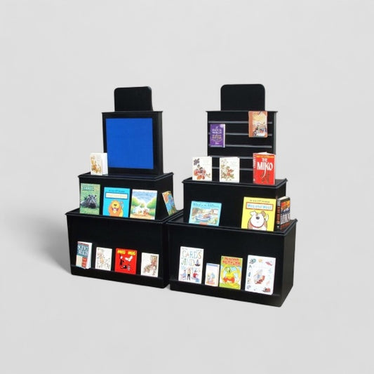 Full book display pyramid