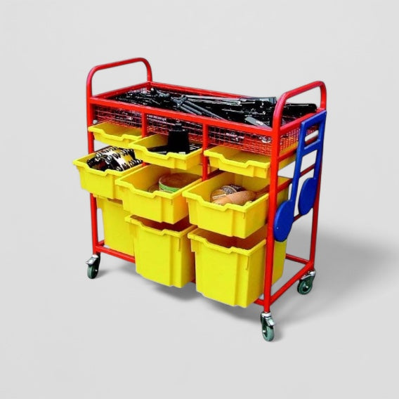 Instrument storage trolley