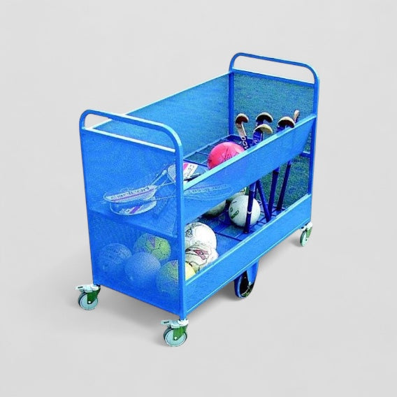 Large sports storage cage trolley