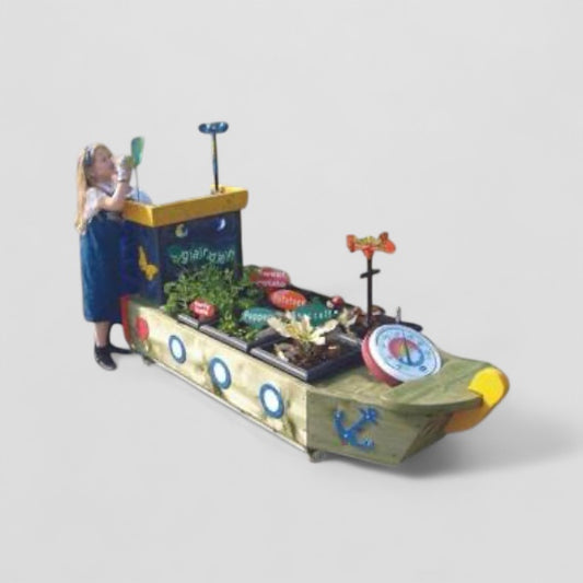 The weather boat weather station and garden