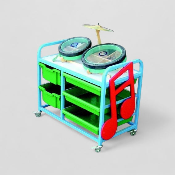 Small musical instrument trolley