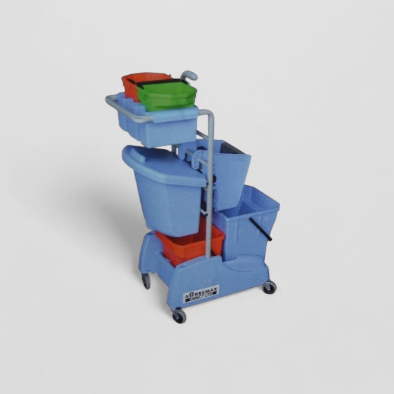 Medium multipurpose cleaning trolley