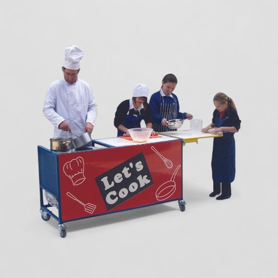 Large letÕs cook cooking trolley