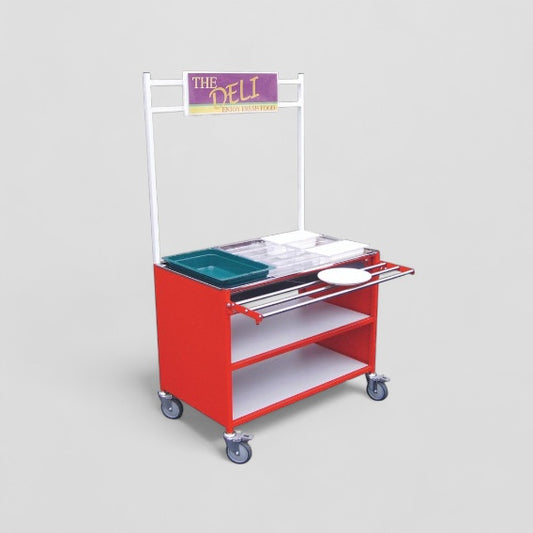 Deli salad bar trolley