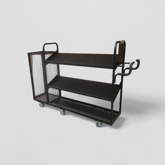 Picking trolley with cage