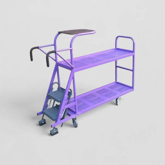 Industrial step trolley