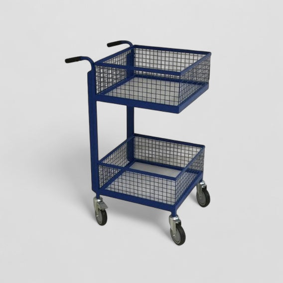 2 tier basket trolley