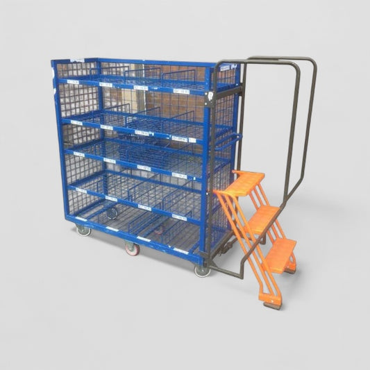 Putwall step trolley