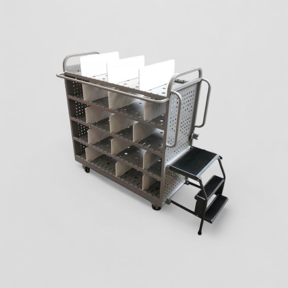 Putwall step trolley