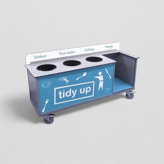 Tidy up aqua smart school clearing trolley