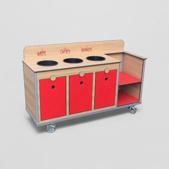 Aqua smart oak clearing trolley