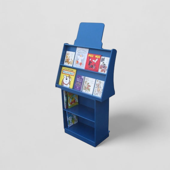 4 shelf book display & storage unit