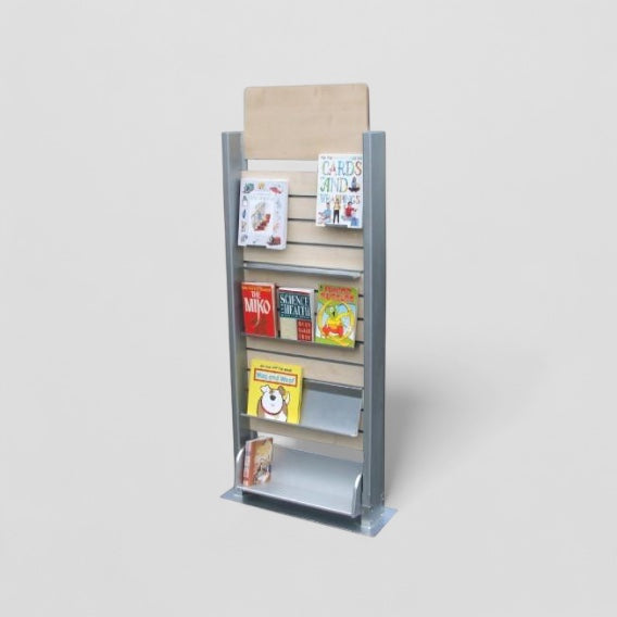 Single sided, wide face on display unit