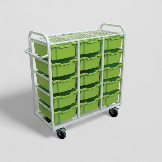 15 box trolley with boxes