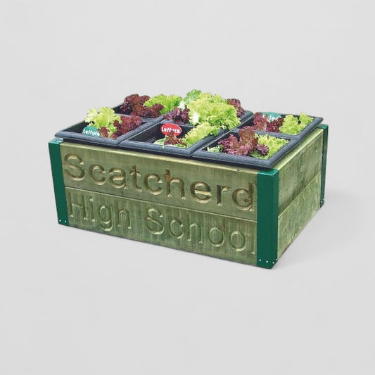 6 planter garden box