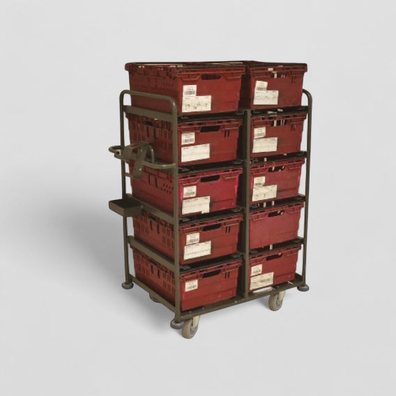 10 box multiitem picking trolley