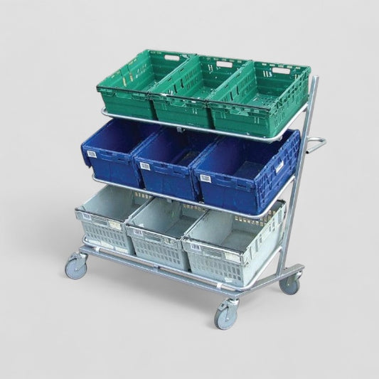 Nesting 9 large tote box