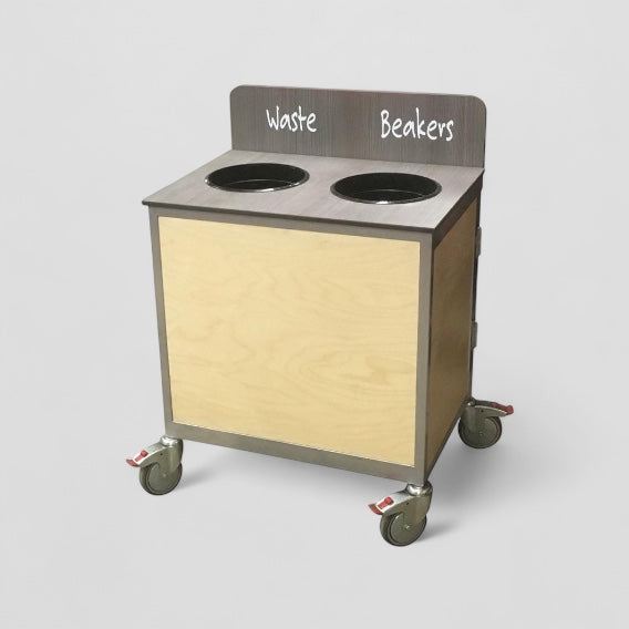 Small aqua smart clearing trolley