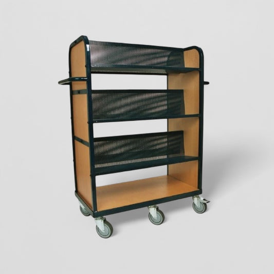 Heavy duty book trolley