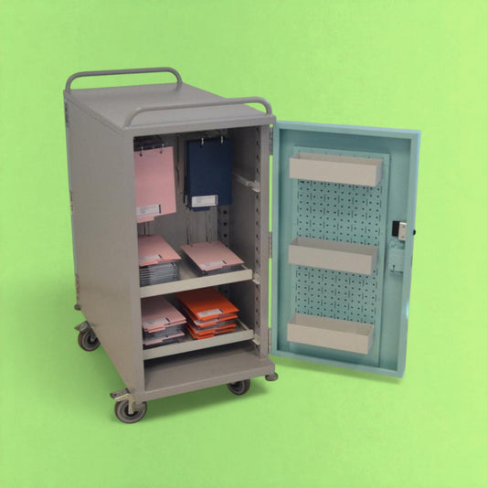 12 hoop medical trolley