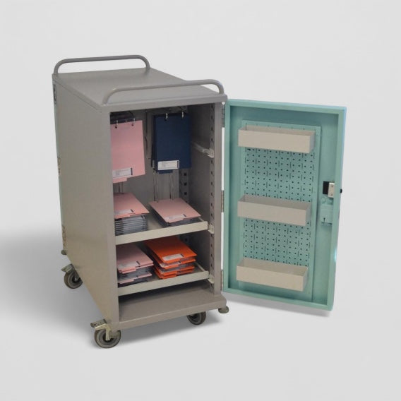 12 hoop medical trolley