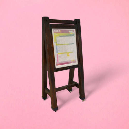 Luxury wood notice board