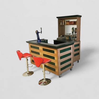 Pop up instant nesting bar