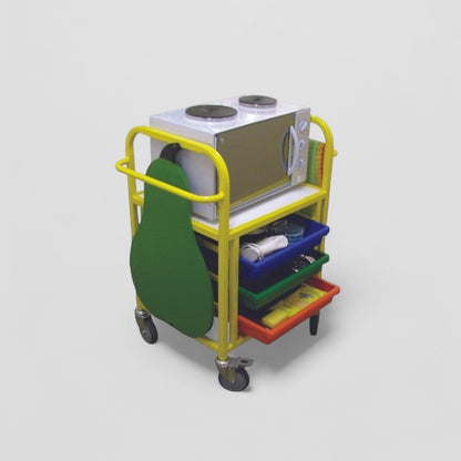 Small classroom cooking trolley