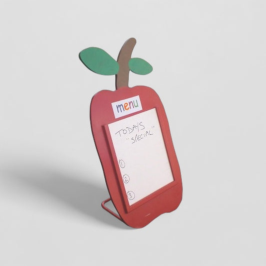 Apple school menu white board