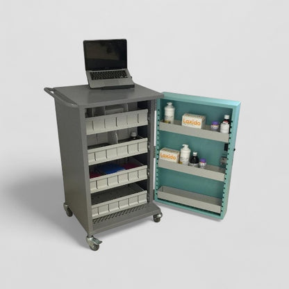 Mobile first aid trolley