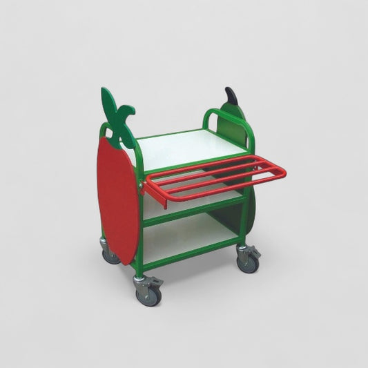 Small counter top salad bar trolley