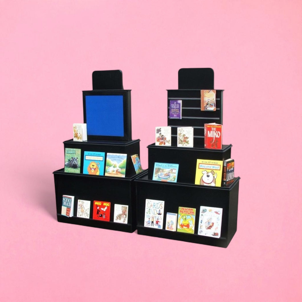 Full book display pyramid