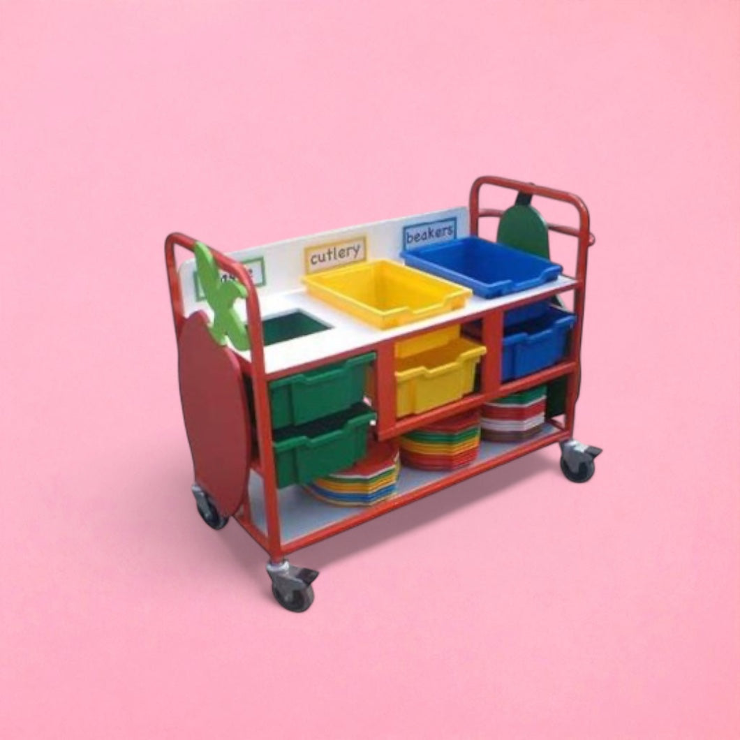 Small waste clearing trolley version 1