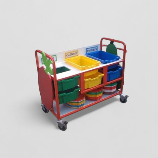 Small waste clearing trolley version 1