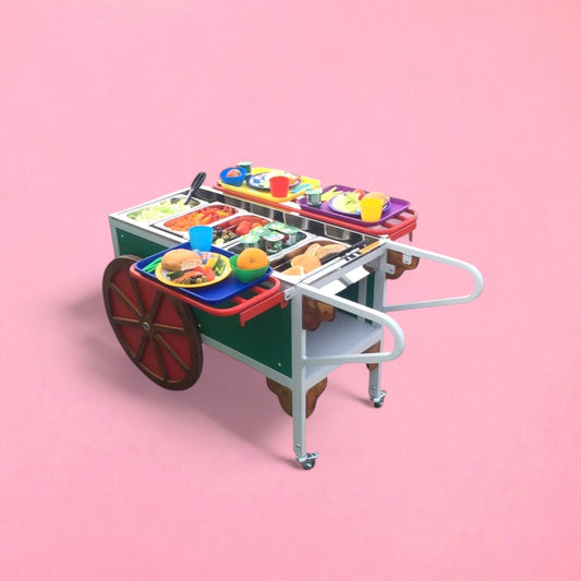Fruit/salad serving wagon