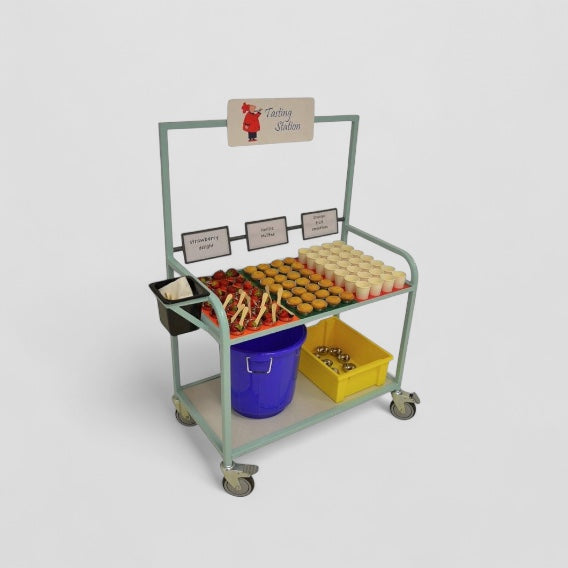 Tasting station sample trolley