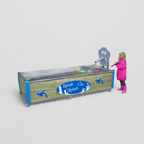 Large elephant water play unit