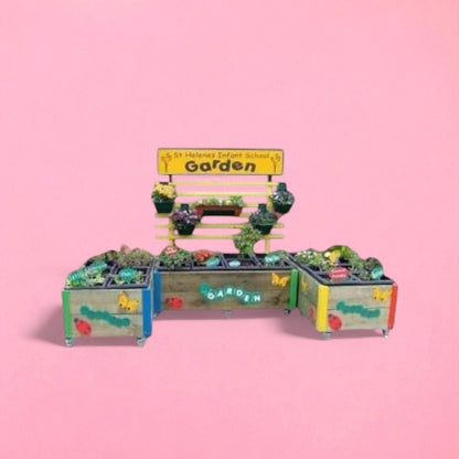 24 box garden planters