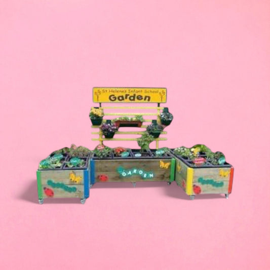 24 box garden planters