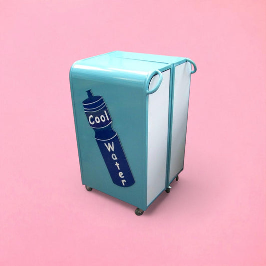 Lock in lunch box trolley water bottle design