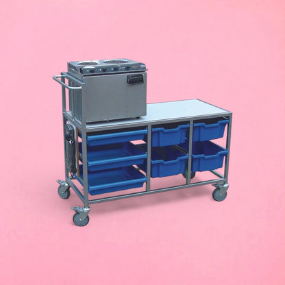 Large cooking trolley