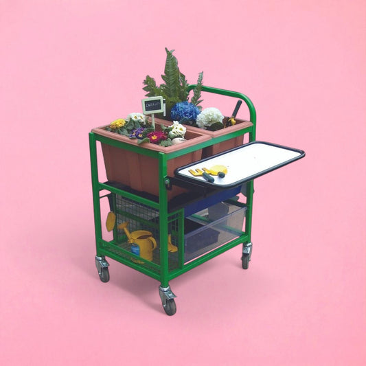 Medium garden planting trolley