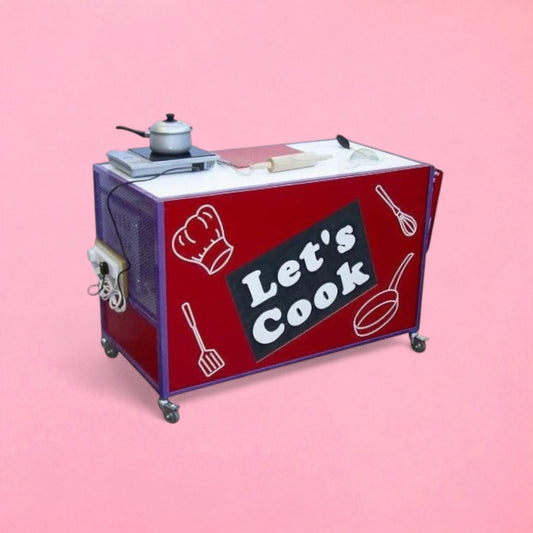 Medium let's cook trolley with extending table