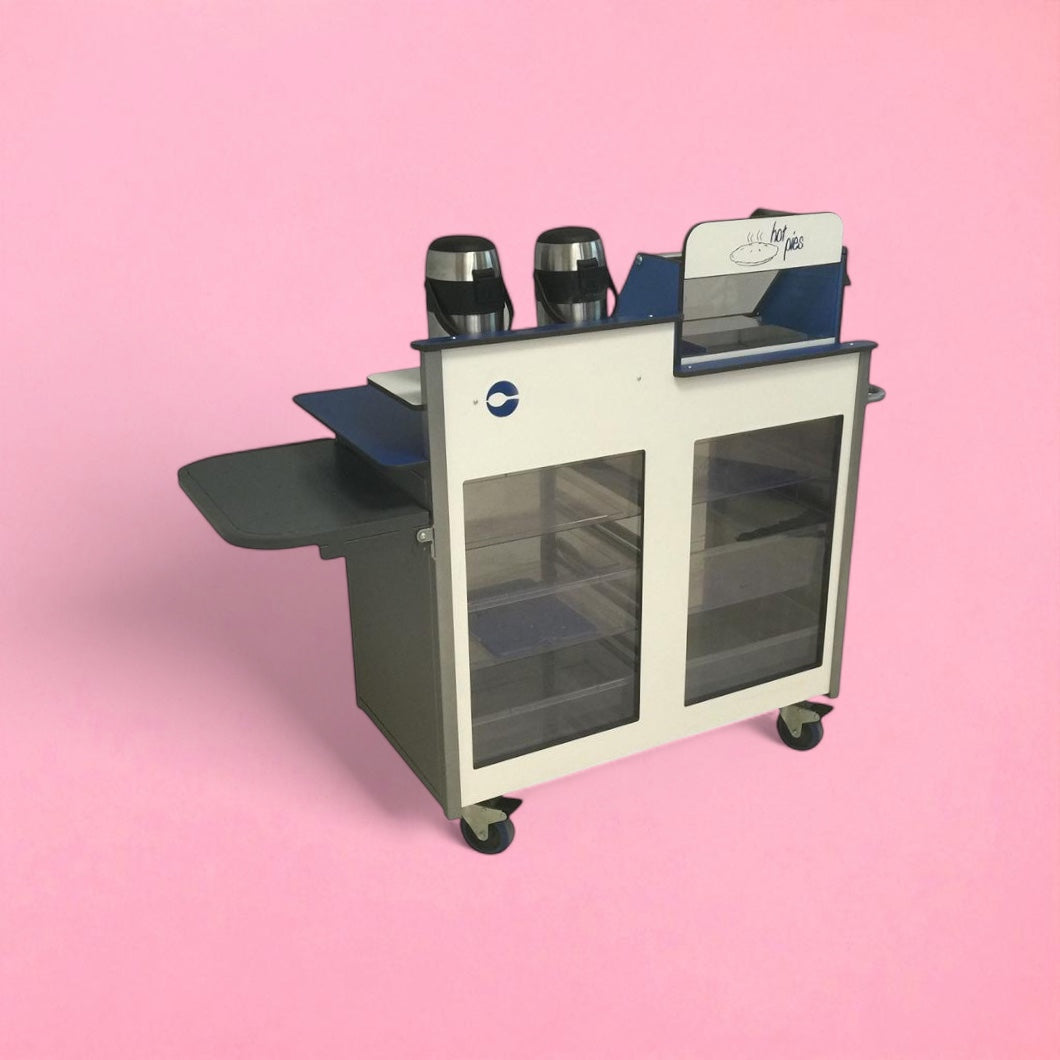 Mobile cafe serving unit