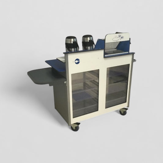 Mobile cafe serving unit