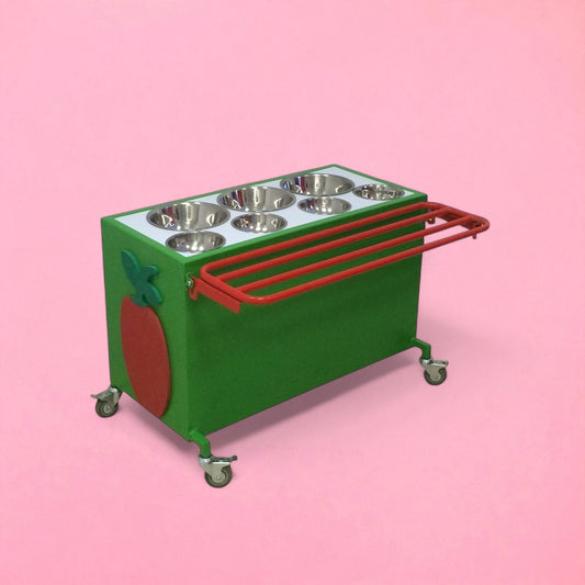 Chilled salad trolley