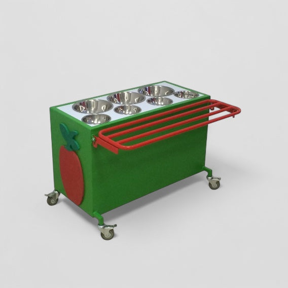 Chilled salad trolley